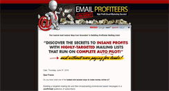 Desktop Screenshot of emailprofits.trafficcenter.com